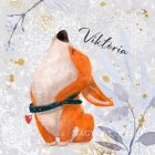 Kérd a neveddel - Cuki corgi kutyus mintás párna