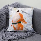 Kérd a neveddel - Cuki corgi kutyus mintás párna