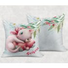 Kérd a neveddel - Cica macival mintás párna