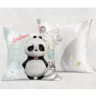 Kérd a neveddel - Édes kis Panda mintás párna