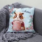 Kérd a neveddel - Kakaós tengerimalac mintás párna