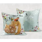 Kérd a neveddel - Tündéri Őzikék mintás párna