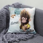 Kérd a neveddel - Kávés Maki mintás párna