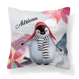Kérd a neveddel - A legcukibb pingvin mintás párna