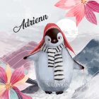 Kérd a neveddel - A legcukibb pingvin mintás párna