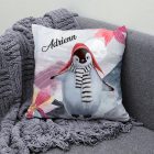 Kérd a neveddel - A legcukibb pingvin mintás párna
