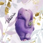 Kérd a neveddel - Tündéri lila elefánt mintás párna