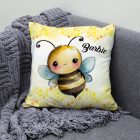 Névvel kérhető - Nagyon cuki méhecske mintás párna