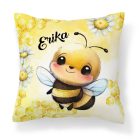 Névvel kérhető - Tündéri kis méhecske mintás párna