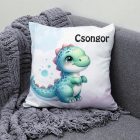 Kérd a neveddel - Cuki dinó mintás párna