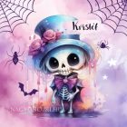 Névvel kérhető - Halloween Csontváz mintás párna