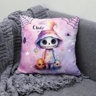 Névvel kérhető - Halloween Jack, a csontváz mintás párna