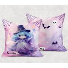 Névvel kérhető - Halloween Szellem lány mintás párna