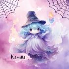 Névvel kérhető - Halloween Szellem lány mintás párna