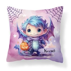 Névvel kérhető - Halloween Sárkány fiú mintás párna