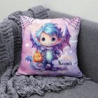 Névvel kérhető - Halloween Sárkány fiú mintás párna
