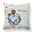 Kérd a neveddel - Anya és a Gyerekek mintás párna