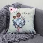 Kérd a neveddel - Anya és a Gyerekek mintás párna