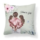 Kérd a neveddel - Anya és a Lánykái mintás párna