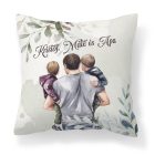 Kérd a neveddel - Apa és a két fiú mintás párna