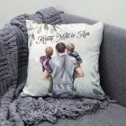 Kérd a neveddel - Apa és a két fiú mintás párna