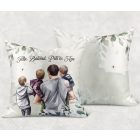 Kérd a neveddel - Apa és a három fiú mintás párna