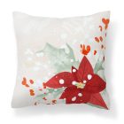 Névvel kérhető - Karácsonyi Teddy maci - együtt (tábla) mintás párna