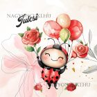 Névvel kérhető - Lufis katica mintás párna