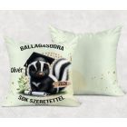 Névvel kérhető Borz mintás párna - 2026 évi Ballagásra