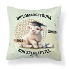 Névvel kérhető Bárány mintás párna - 2026 évi Ballagásra