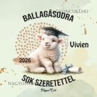 Névvel kérhető Bárány mintás párna - 2026 évi Ballagásra