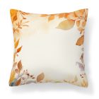 Névvel kérhető - Kávézós őszi manó lány mintás párna