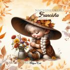 Névvel kérhető - Legcukibb őszi manó lány mintás párna