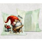 Névvel kérhető - Asztalos Ezermester manó mintás párna