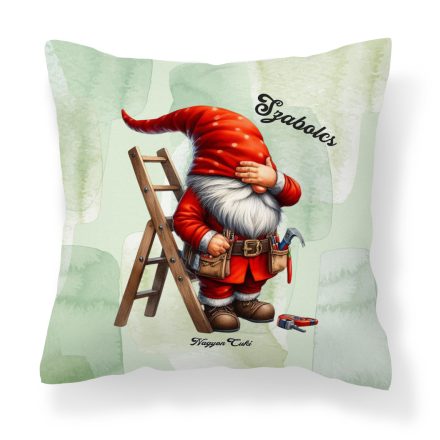 Névvel kérhető - Létrás Ezermester manó mintás párna