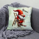 Névvel kérhető - Létrás Ezermester manó mintás párna