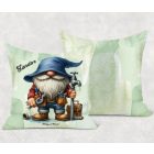 Névvel kérhető - Szerelő Ezermester manó mintás párna