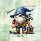 Névvel kérhető - Szerelő Ezermester manó mintás párna