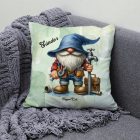 Névvel kérhető - Szerelő Ezermester manó mintás párna