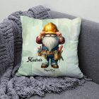 Névvel kérhető - Építész Ezermester manó mintás párna