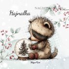 Névvel kérhető - Cuki karácsonyi mosómedve hógömbbel mintás párna