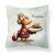 Névvel kérhető - Cuki karácsonyi kacsa sütivel mintás párna