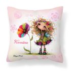 Névvel kérhető - Nagyon édes virág tündér mintás párna