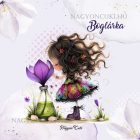 Névvel kérhető -  Kedves krókusz virágos tündér mintás párna