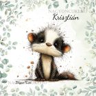 Névvel kérhető - Az erdő bölcs remetéje, a cuki borz mintás párna