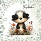 Névvel kérhető - Az éjszakák vándora, édes kis borz mintás párna