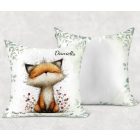 Névvel kérhető - Az erdő kis ravaszdija, a vörös róka mintás párna