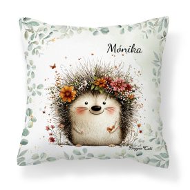   Névvel kérhető - A rét mosolygós cukisága, a süni mintás párna