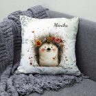 Névvel kérhető - A rét mosolygós cukisága, a süni mintás párna