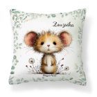Névvel kérhető - Az erdő cuki aprósága, a mogyorós pele mintás párna